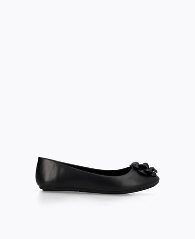 Candice Ballerina Flats - Black