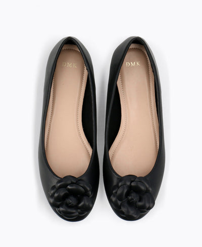 Candice Ballerina Flats - Black