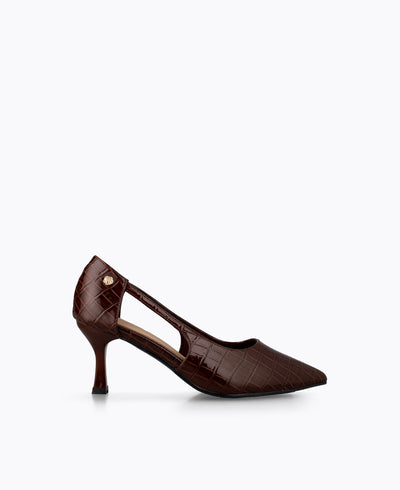 Jodi Heel Pumps - Brown