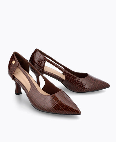 Jodi Heel Pumps - Brown