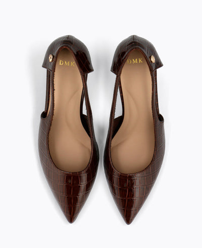 Jodi Heel Pumps - Brown