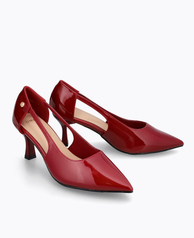 Jodi Heel Pumps - Red