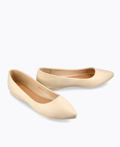 Ingrid Flat Pumps - Beige