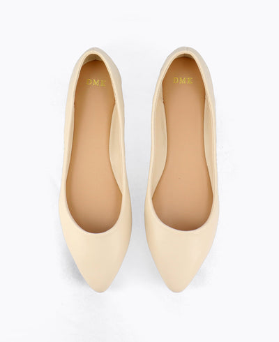 Ingrid Flat Pumps - Beige