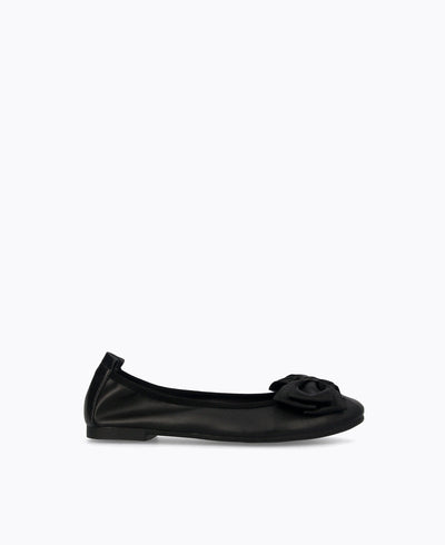 Agnes Ballerina Flats - Black