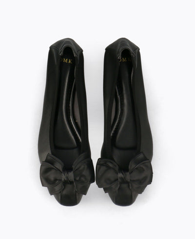 Agnes Ballerina Flats - Black