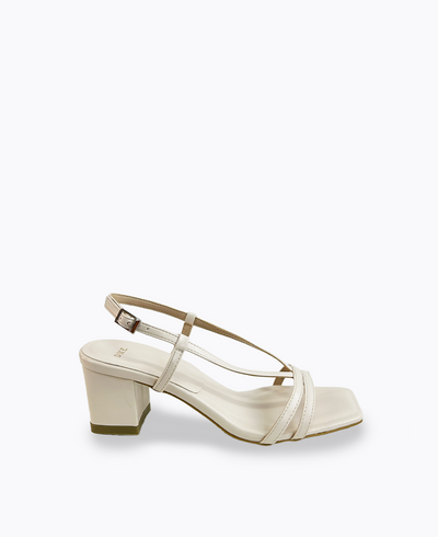 Kaylee Block Heel Sandals - Beige