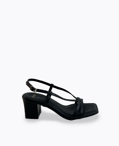 Kaylee Block Heel Sandals - Black