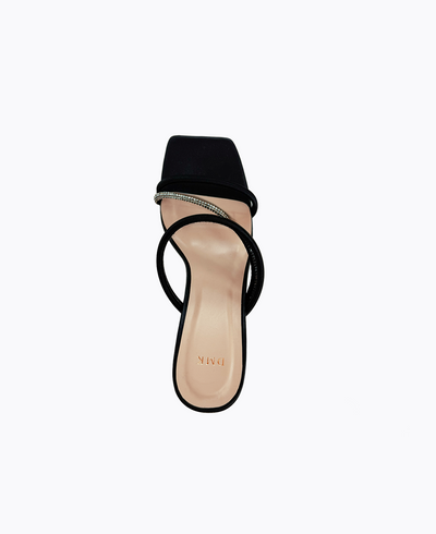 Adalyn Heel Sandals - Black