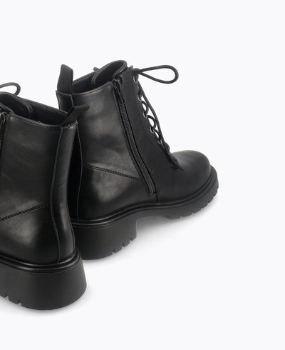 Lyon Combat Boots - Black