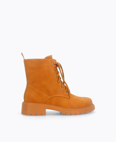 Lyon Combat Boots - Camel