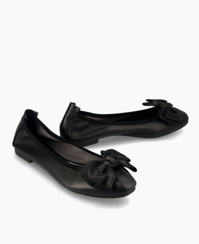 Agnes Ballerina Flats - Black