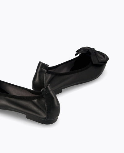 Agnes Ballerina Flats - Black