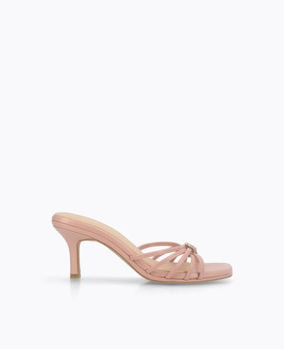 Angie Heel Sandals - Pink