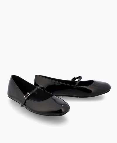 Gianne Mary Jane Flats - Black