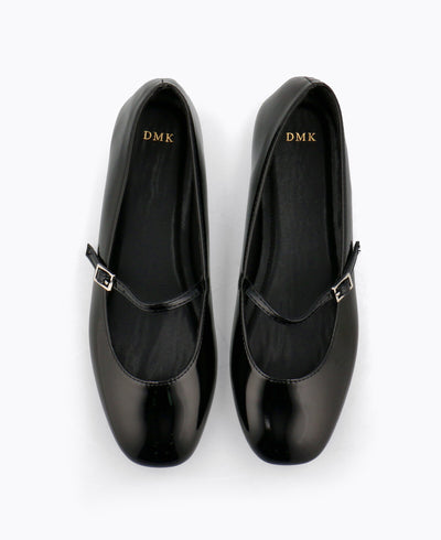 Gianne Mary Jane Flats - Black