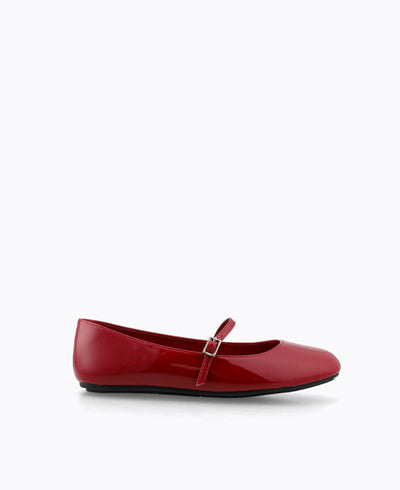 Gianne Mary Jane Flats - Red