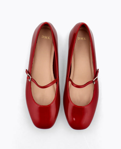 Gianne Mary Jane Flats - Red