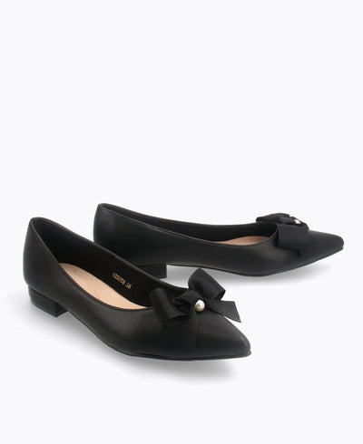 Bailey Ballerina Flats - Black