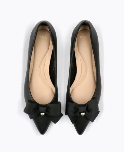 Bailey Ballerina Flats - Black