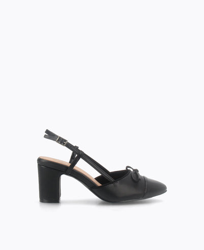 Hadley Slingback Heel Pumps - Black