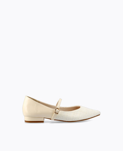 Beau Mary Janes - Beige