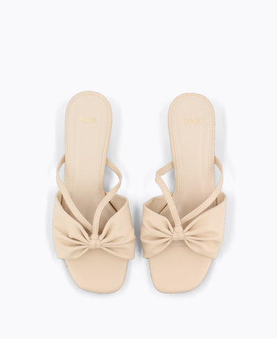 Chelsea Heel Sandals - Beige