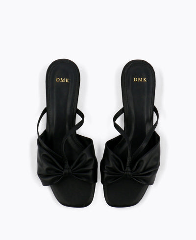 Chelsea Heel Sandals - Black