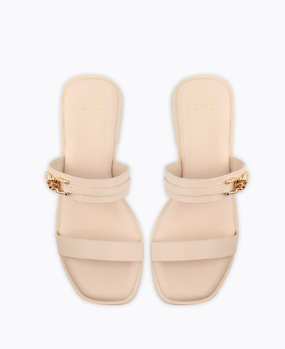 Sabine Platform Sandals - Beige