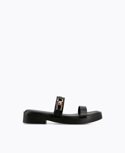 Sabine Platform Sandals - Black