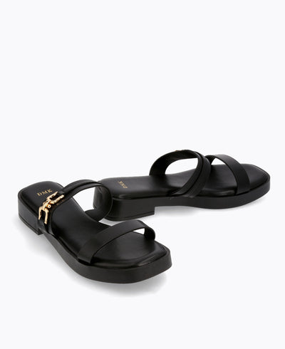 Sabine Platform Sandals - Black