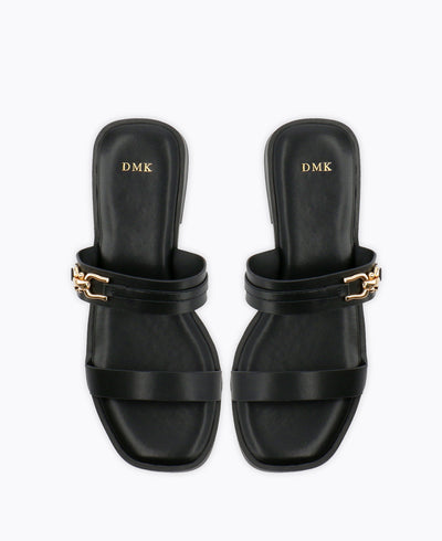 Sabine Platform Sandals - Black