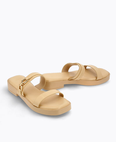 Sabine Platform Sandals - Yellow