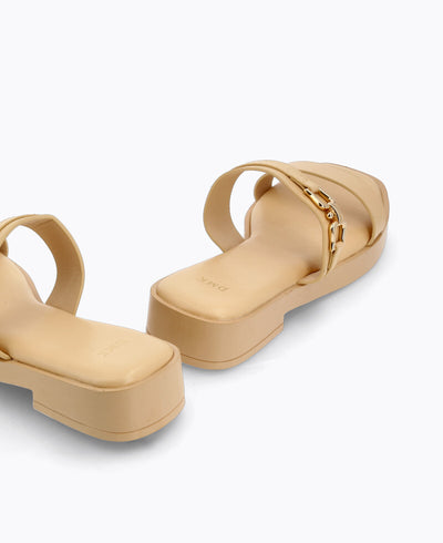 Sabine Platform Sandals - Yellow