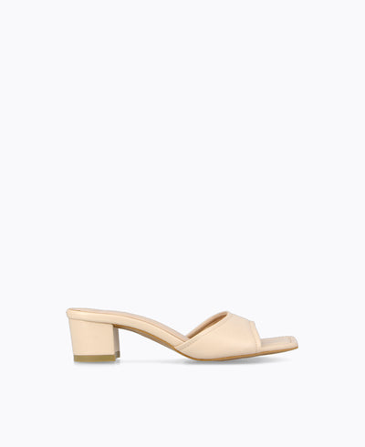 Blair Heel Sandals - Beige