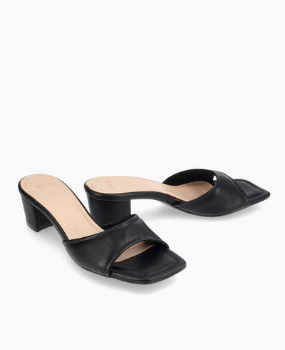 Blair Heel Sandals - Black