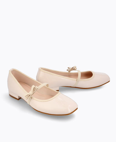 Fiona Mary Janes - Beige