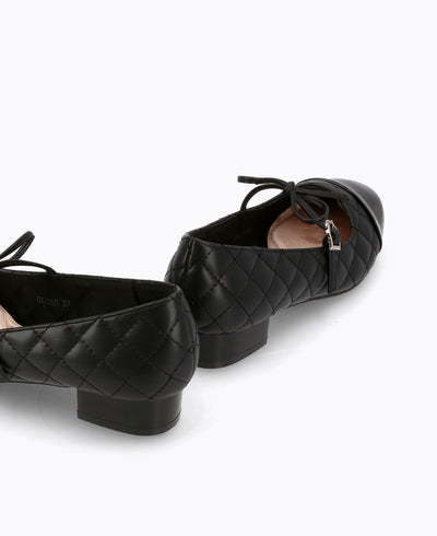 Bridget Ballerina Mary Janes - Black