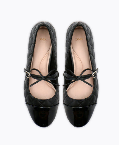 Bridget Ballerina Mary Janes - Black