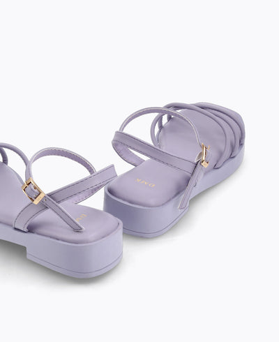 Lisa Platform Sandals - Purple