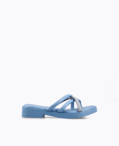 Sansa Platform Sandals - Blue