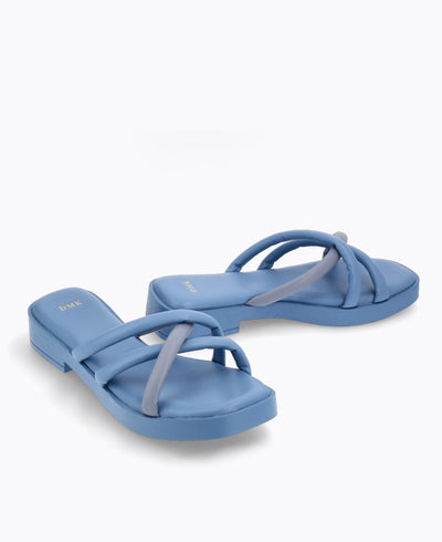 Sansa Platform Sandals - Blue