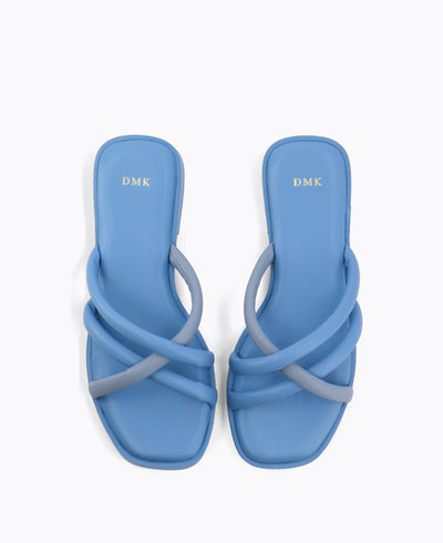 Sansa Platform Sandals - Blue