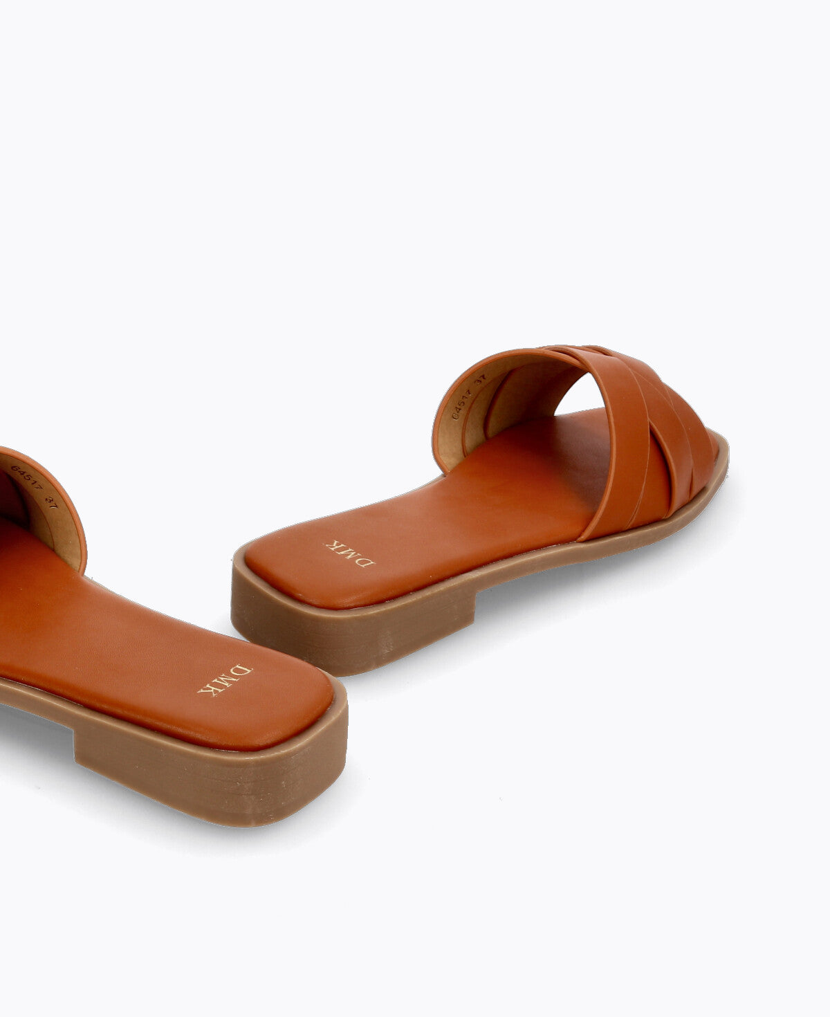 Women's Orange Casual Regular wide Flat Sandals