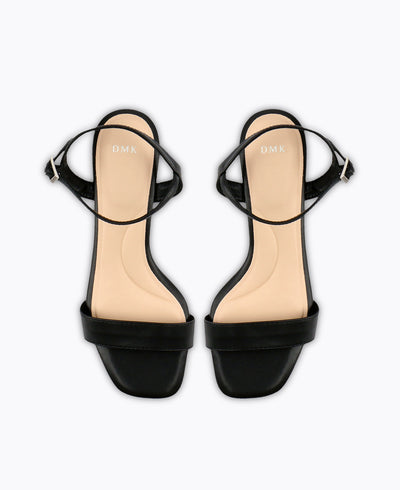 Judith Block Heel Sandals - Black