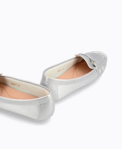 Jeanette Loafers - Silver