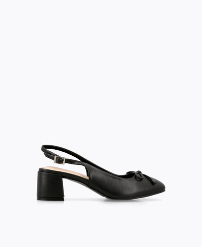 Cosette Slingback Heel Pumps - Black