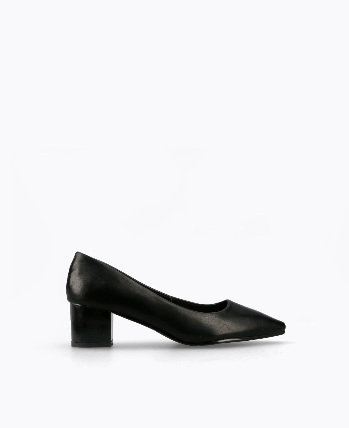 Low block heel court shoes best sale