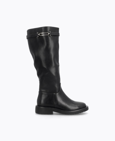 Cassandra Knee High Boots - Black