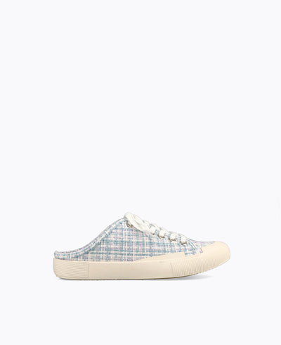 Camille Sneaker Mules - Blue &amp; White